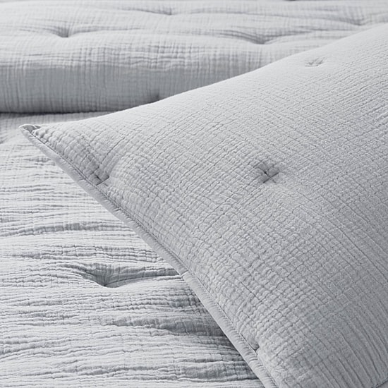 Harbor House Breeze Cotton Gauze  Embroidered 3-pc. Easy Care Quilt Set