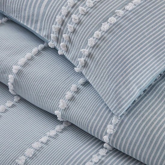 Harbor House Anslee Cotton Yarn Dyed 3-pc. Midweight Comforter Set