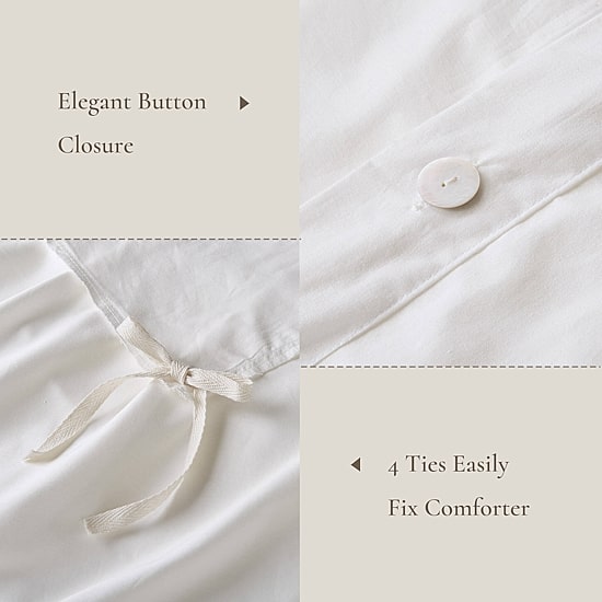 Harbor House Nile Cotton Sateen With Embroidery 3-pc. Embroidered Duvet Cover Set
