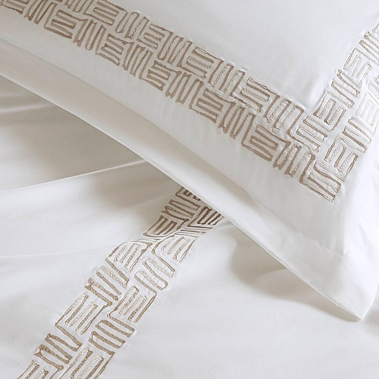 Harbor House Nile Cotton Sateen With Embroidery 3-pc. Embroidered Duvet Cover Set