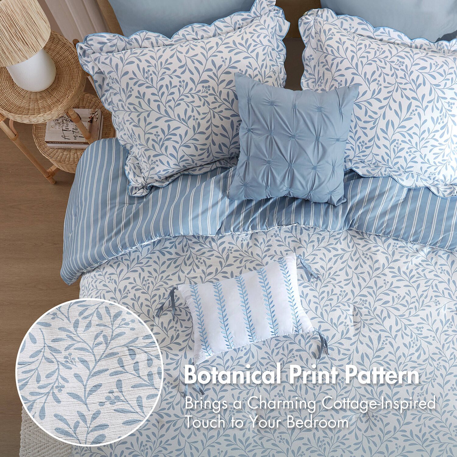 Madison Park Eamon Print 5-pc. Midweight Down Alternative Comforter Set