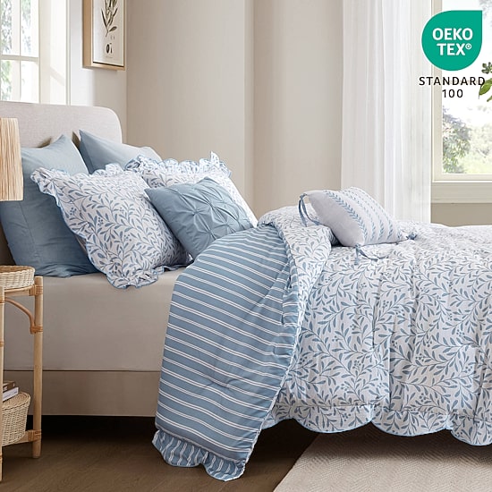 Madison Park Eamon Print 5-pc. Midweight Down Alternative Comforter Set