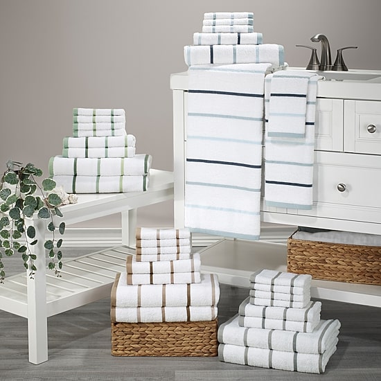 IZOD #N/A 2-pc. Striped Bath Towel