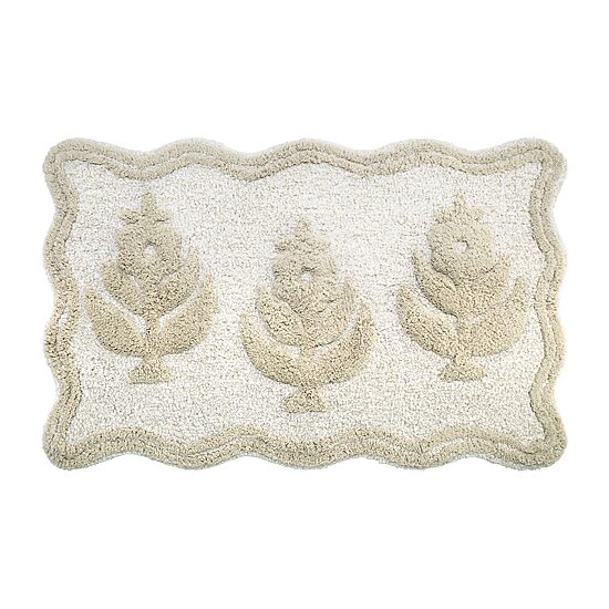 IZOD Henley Tufted With Non-Slip Latex Back Bath Rug