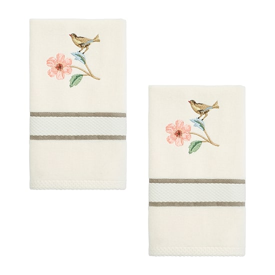 Avanti Pretty Birds 2-pc. Fingertip Towel