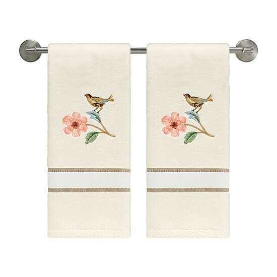 Avanti Pretty Birds 2-pc. Fingertip Towel