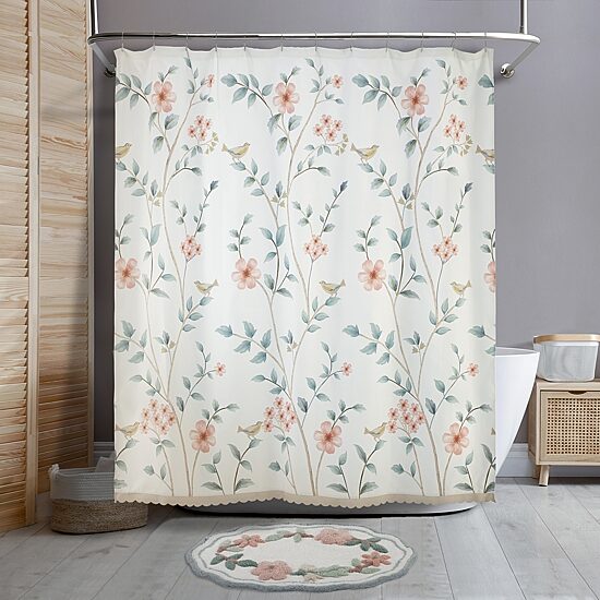 Avanti Pretty Birds Shower Curtain