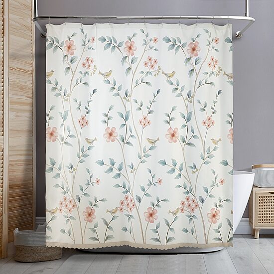 Avanti Pretty Birds Shower Curtain