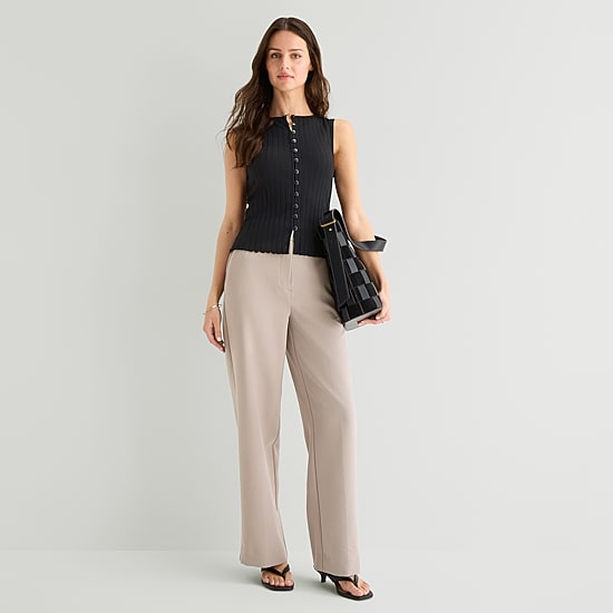A.N.A Womens Tall Crew Neck Sleeveless Vest