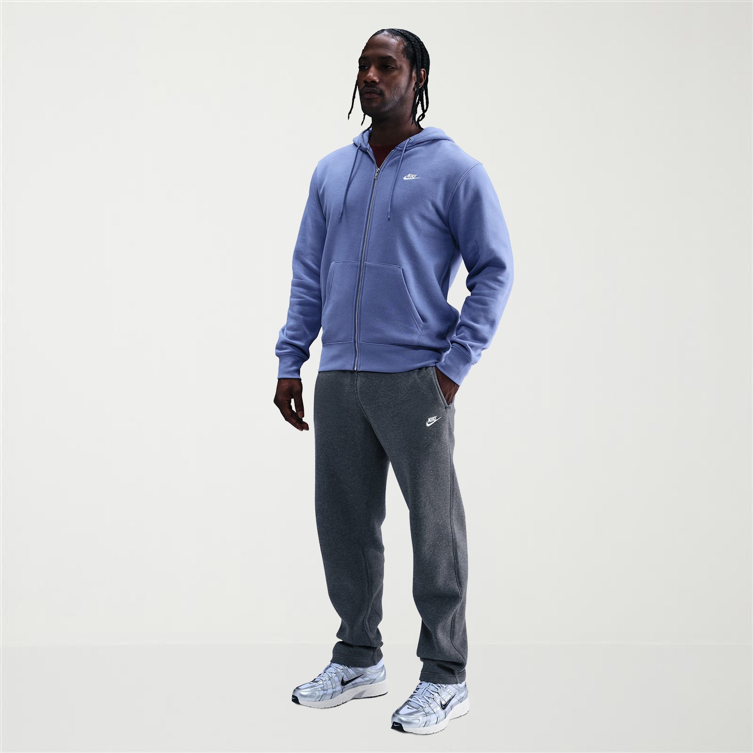 Nike Sweatpantsfleece Mens Straight Mid Rise Regular Fit Fleece Sweatpant