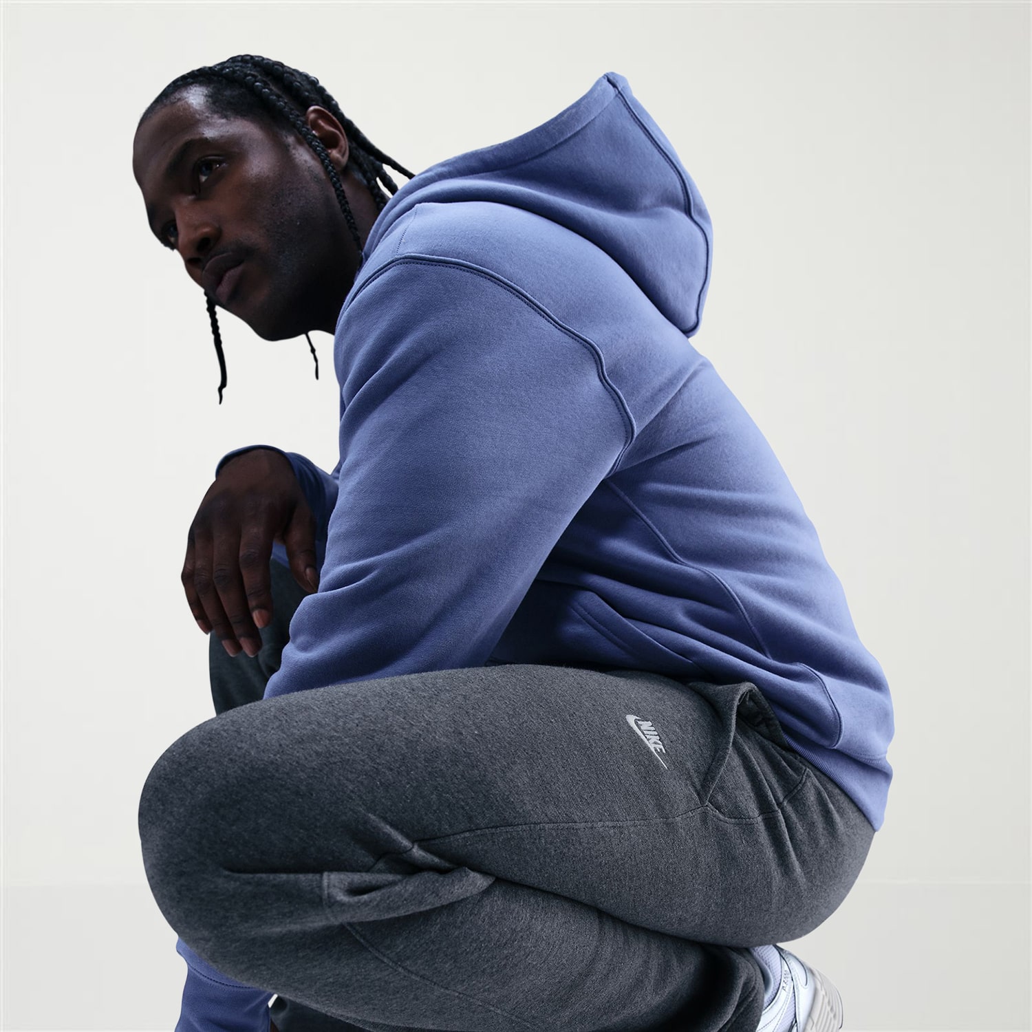 Nike Sweatpantsfleece Mens Straight Mid Rise Regular Fit Fleece Sweatpant