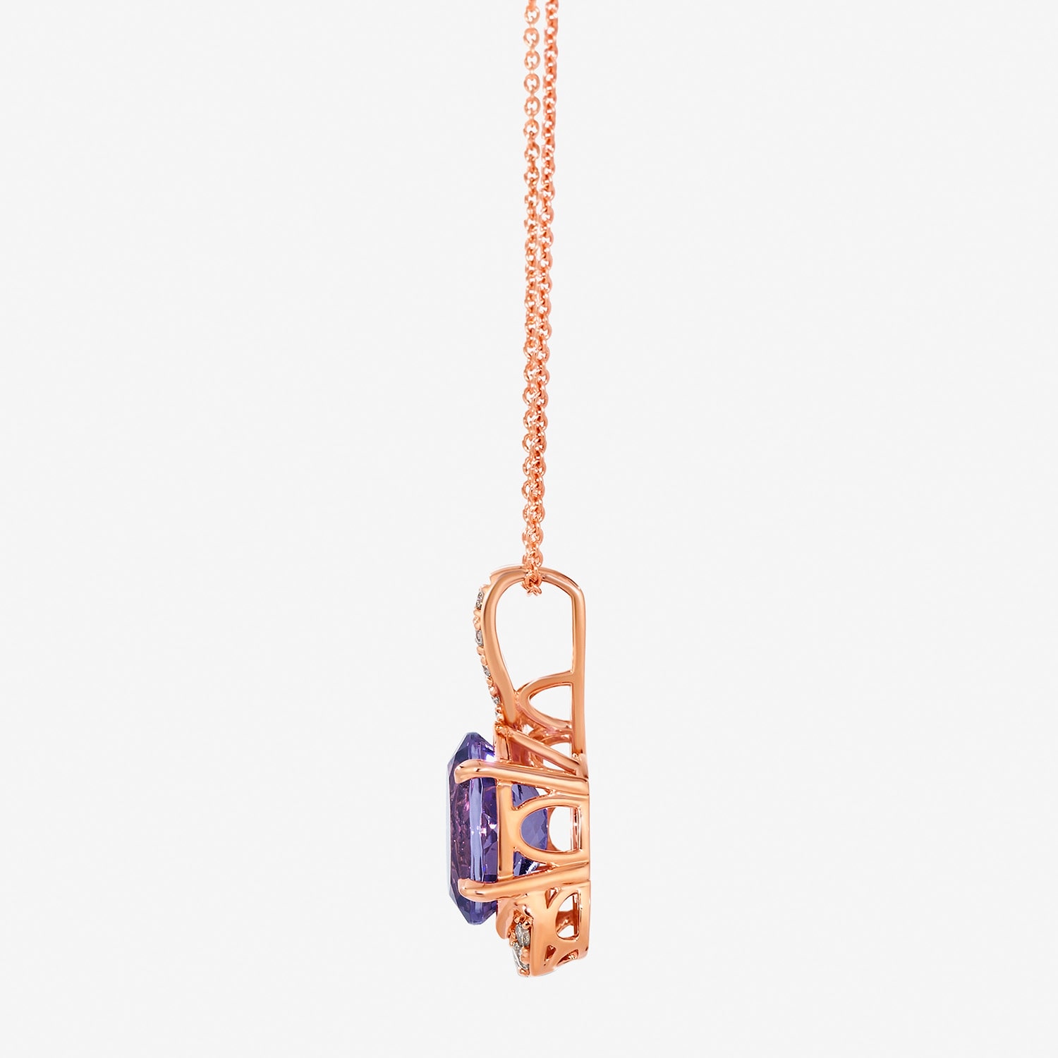 Le Vian Grand Sample Sale Le Vian Grand Sample Sale Limited Quantities! Womens 1/5 CT. Genuine Purple Amethyst 14K Gold Oval 20 Inch Pendant Necklace