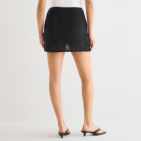 A.N.A Linen Womens Skort