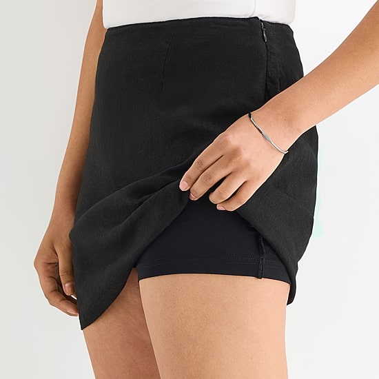 A.N.A Linen Womens Skort