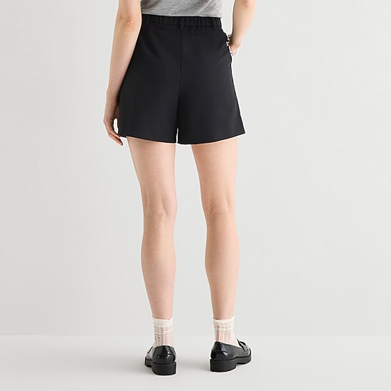 A.N.A Womens High Rise Pleated Short