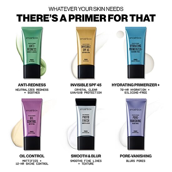 Smashbox Photo Finish Correct Anti-Redness Primer with Rose, Algae & Mushroom (30ml)