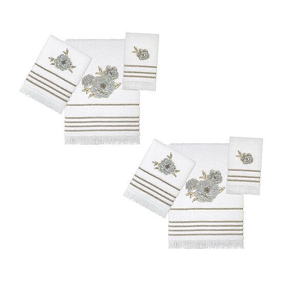 Nicole Miller Camille 2-pc. Floral Bath Towel