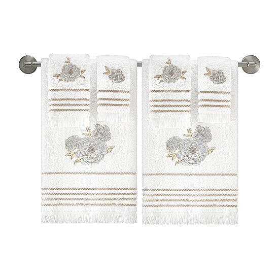 Nicole Miller Camille 2-pc. Floral Bath Towel