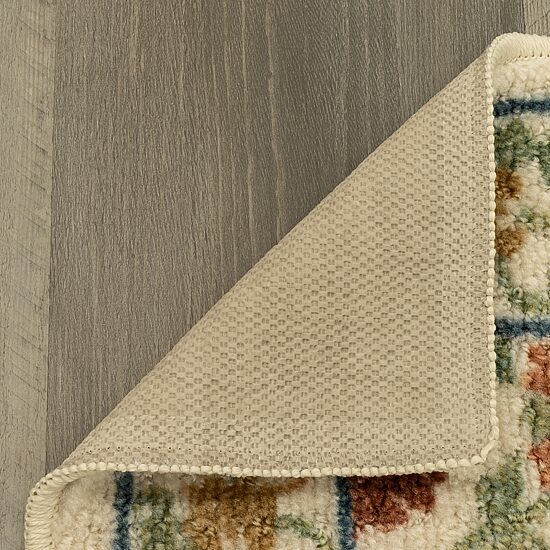 Maples Persian Tan Floral Indoor Rectangular Runner