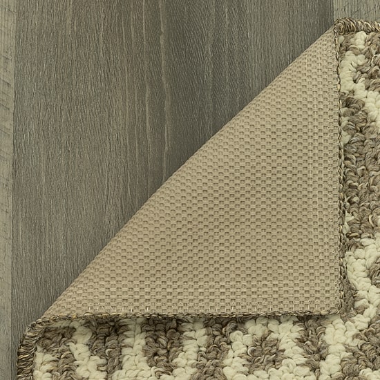 Maples Brown Geo Diamond Indoor Rectangular Accent Rug