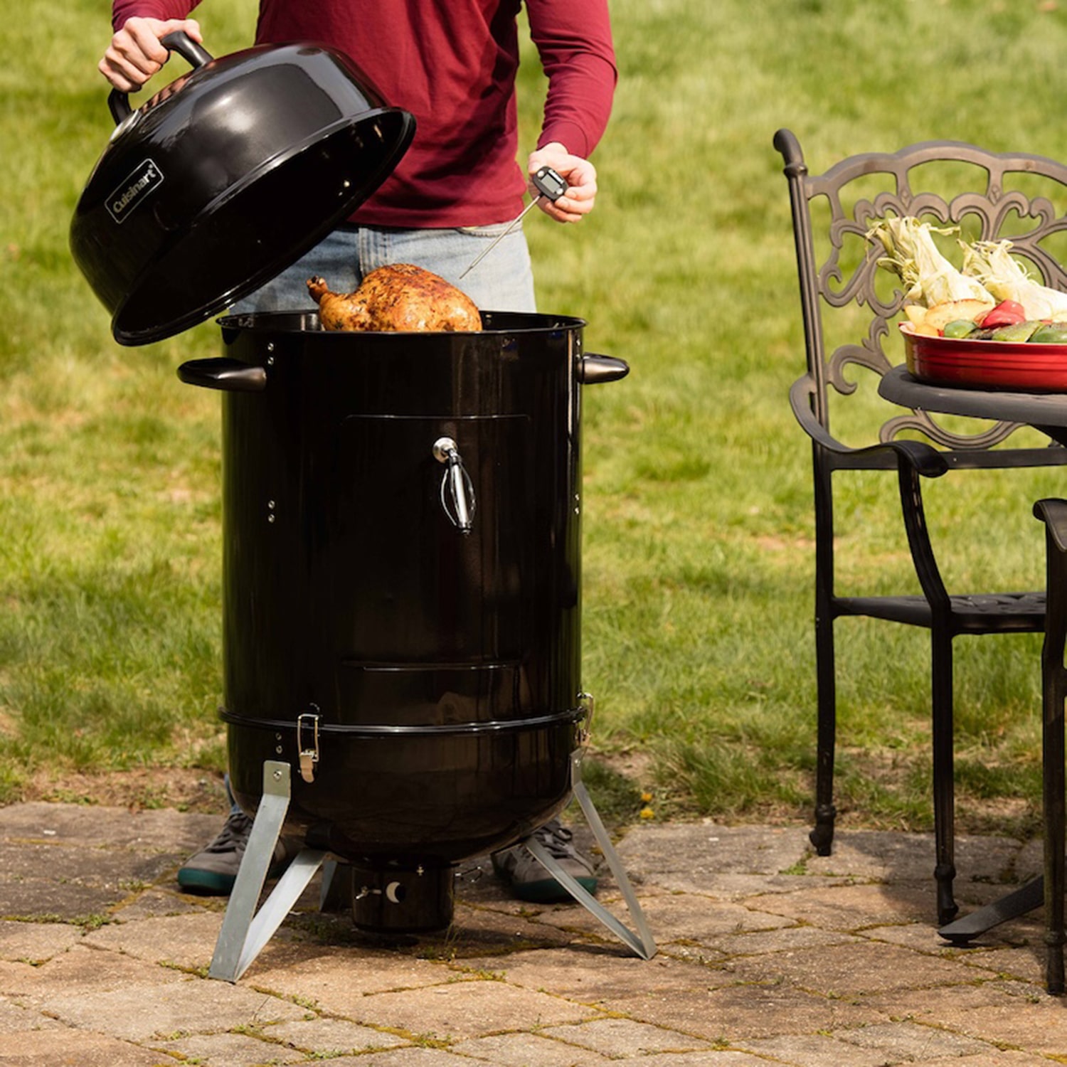 Cuisinart® Vertical 18" Charcoal Smoker  COS-118