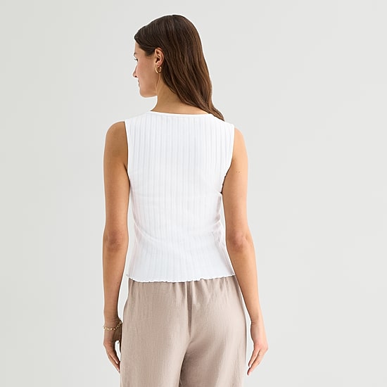 A.N.A Womens Crew Neck Sleeveless Vest