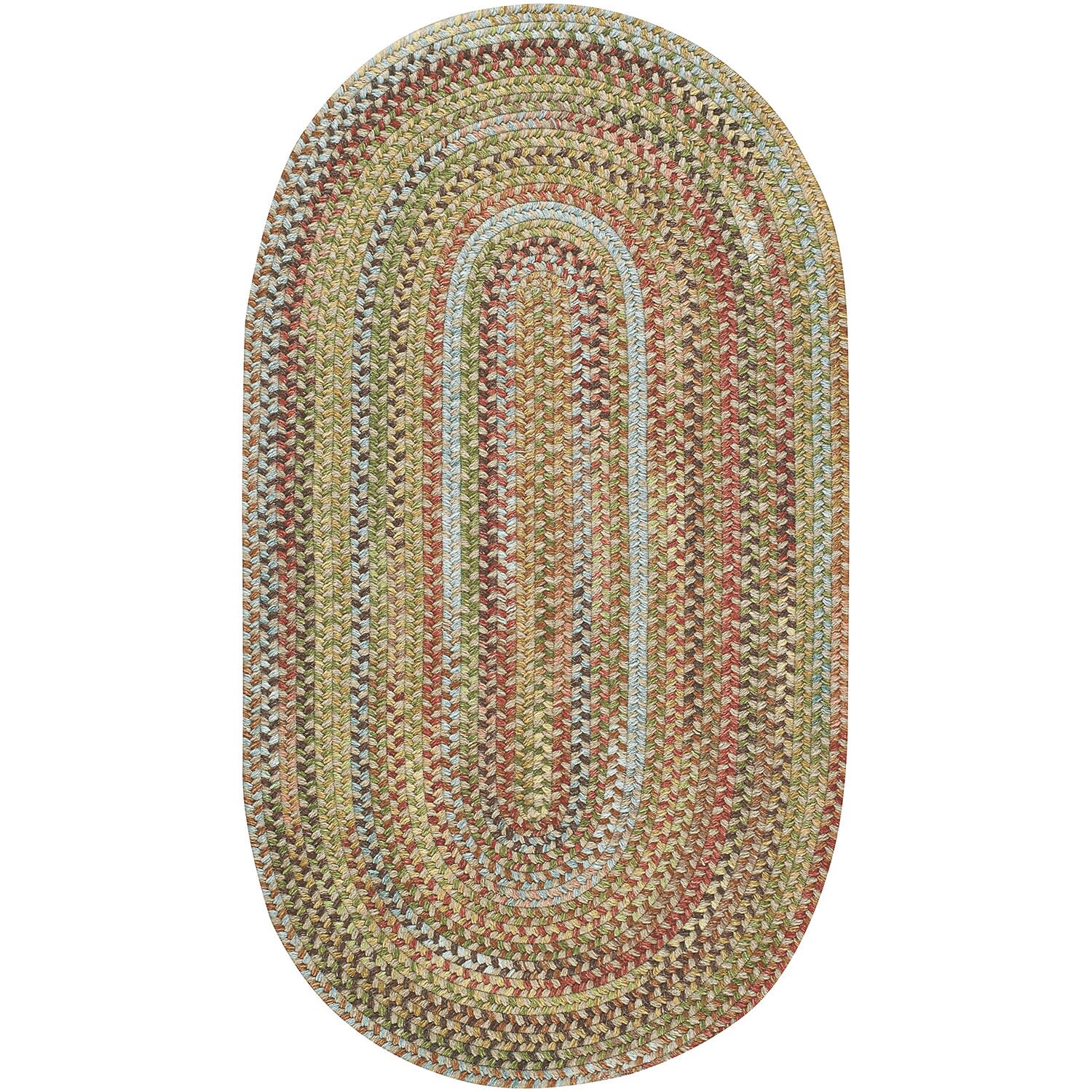 Capel Inc. American Traditions Braided Wool Indoor Oval Area Rug