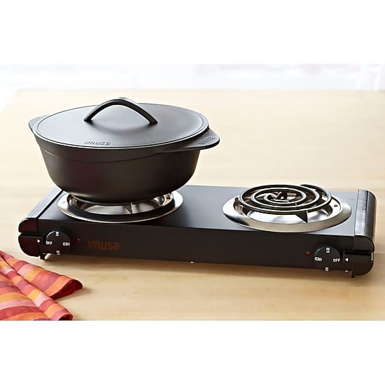 IMUSA GAU-80306 Electric Double Burner