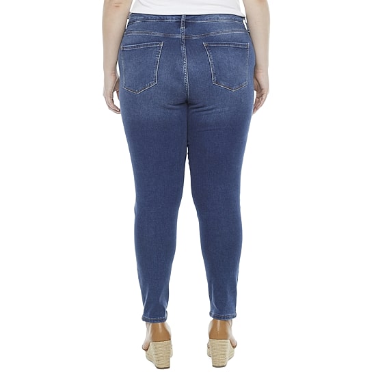 A.N.A. Plus Womens High Rise Skinny Jeggings
