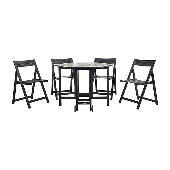 Safavieh Kerman Patio Collection 5-pc. Weather Resistant Hexagon Dining Set