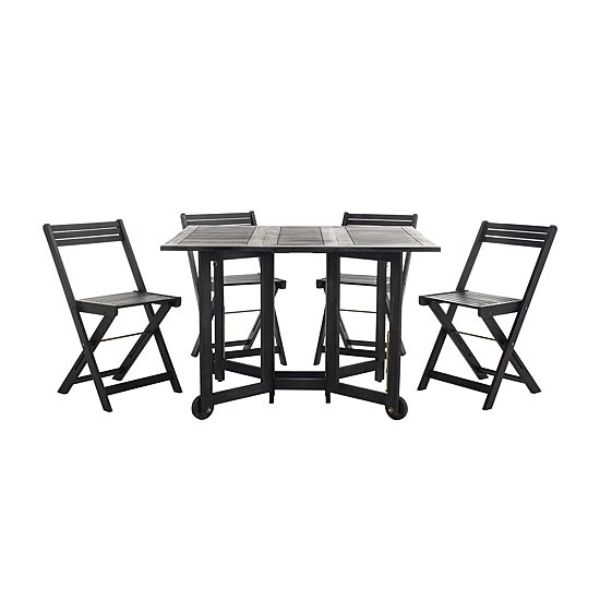 Safavieh Arvin Patio Collection 5-pc. Weather Resistant Square Dining Set