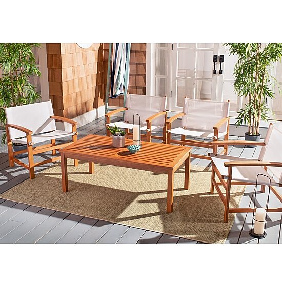 Safavieh Mardin Patio Collection 5-pc. Conversation Set Weather Resistant