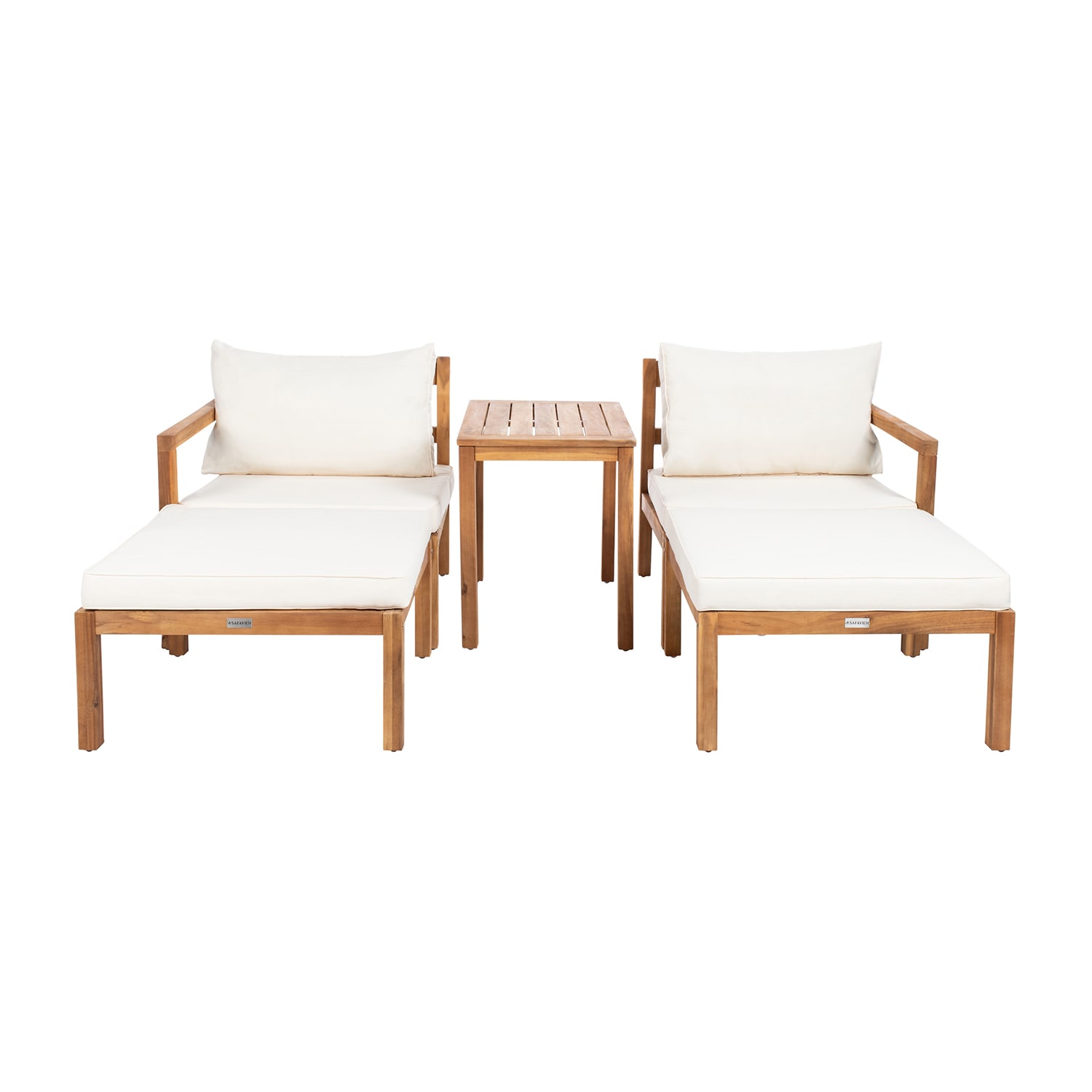 Safavieh Pratia Patio Collection 5-pc. Conversation Set Weather Resistant