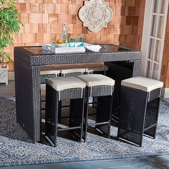 Safavieh Horus Patio Collection 7-pc. Weather Resistant Rectangular Dining Set