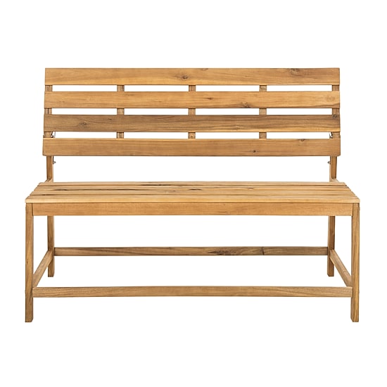Ruben Natural Wood Patio Bench