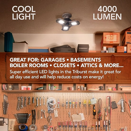 Bell+Howell Triburst Multi-Directional High Intensity Lighting for Indoor and Outdoor