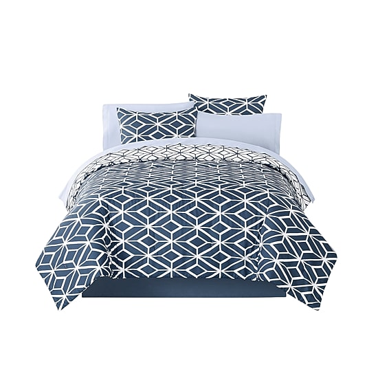 Home Expressions Ayden Geometric Reversible Complete Bedding Set with Sheets