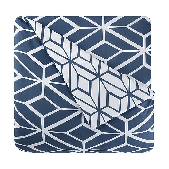 Home Expressions Ayden Geometric Reversible Complete Bedding Set with Sheets