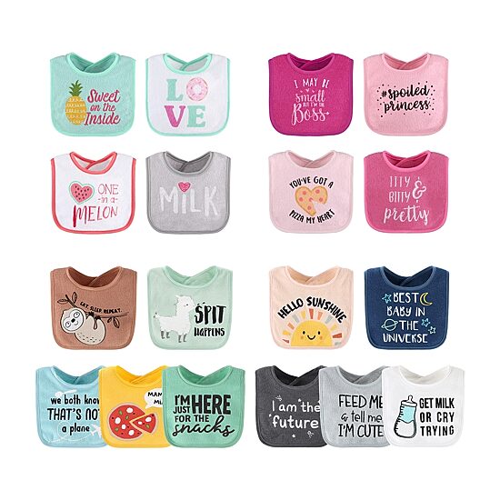 The Peanutshell Girls 18-pc. Bib