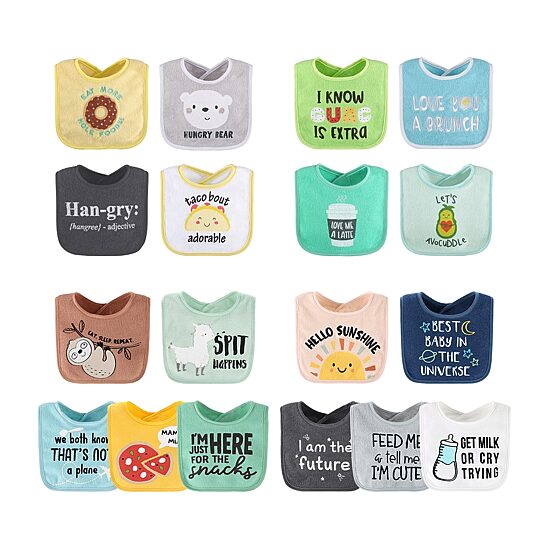 The Peanutshell Unisex 18-pc. Bib