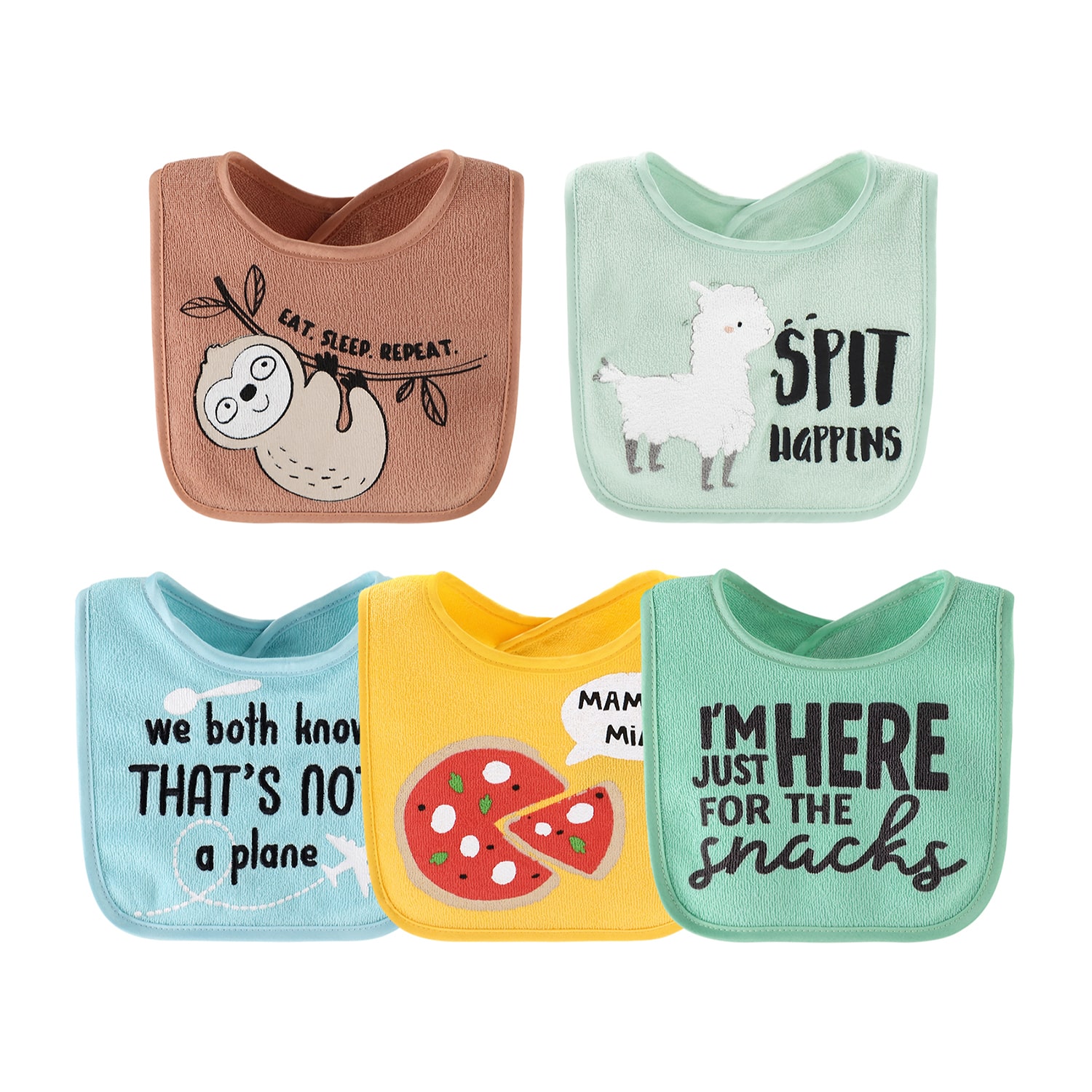 The Peanutshell Unisex 18-pc. Bib