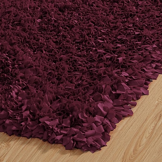 Home Weavers Inc Bella Premium Jersey Shaggy Bath Rug