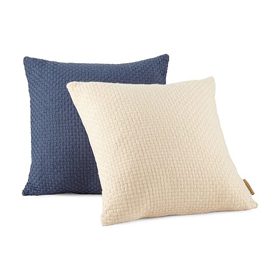 Frye and Co. Basketweave Square Throw Pillow