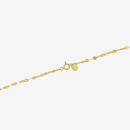 Womens 14K Gold Over Silver Cross 22 Inch Pendant Necklace