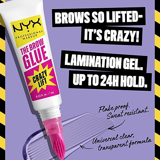 NYX Professional Makeup The Brow Glue Crazy Lift Brow Lamination Gel