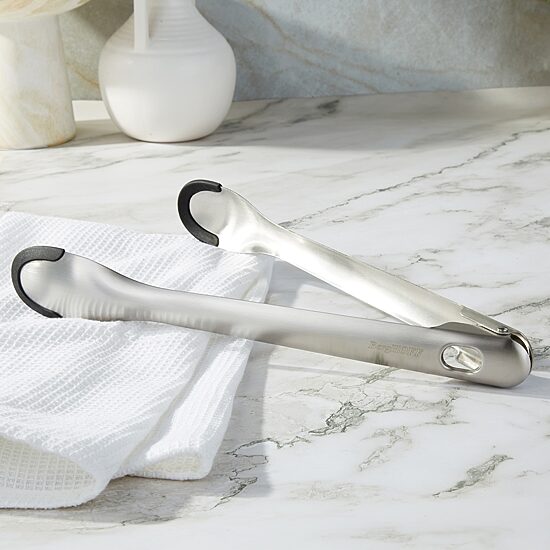 BergHOFF Berghoff Stainless Steel 12" Serving Tongs Grill Tongs