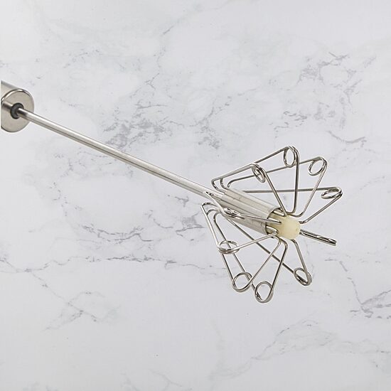 BergHOFF Essentials 18/10 Stainless Steel Red 12" Miracle Whisk