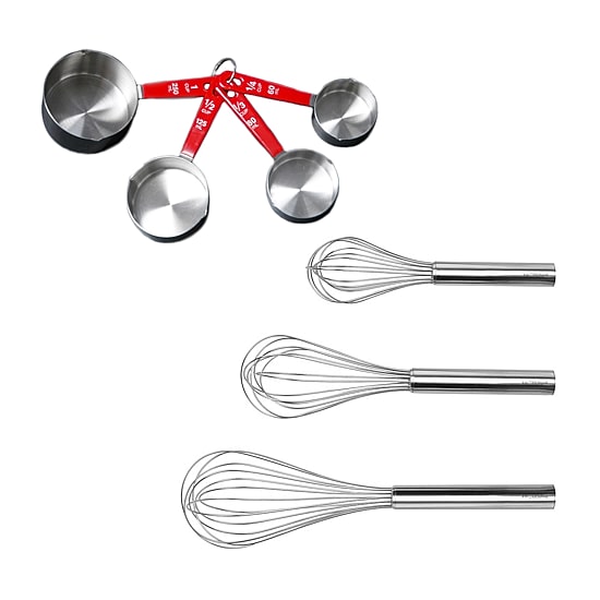 BergHOFF 18/10 Stainless Steel 7pc Baking Tools Set Kitchen Multi-Tool