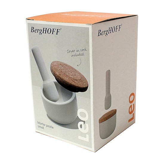 BergHOFF Leo 3pc 4.25" Stoneware Covered Mortar And Pestle 3-pc. Mortar & Pestle