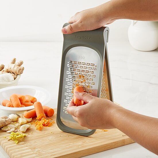 BergHOFF Leo Balance 18/10 Stainless Steel Double Coarse And Ribbon 9.5" Grater